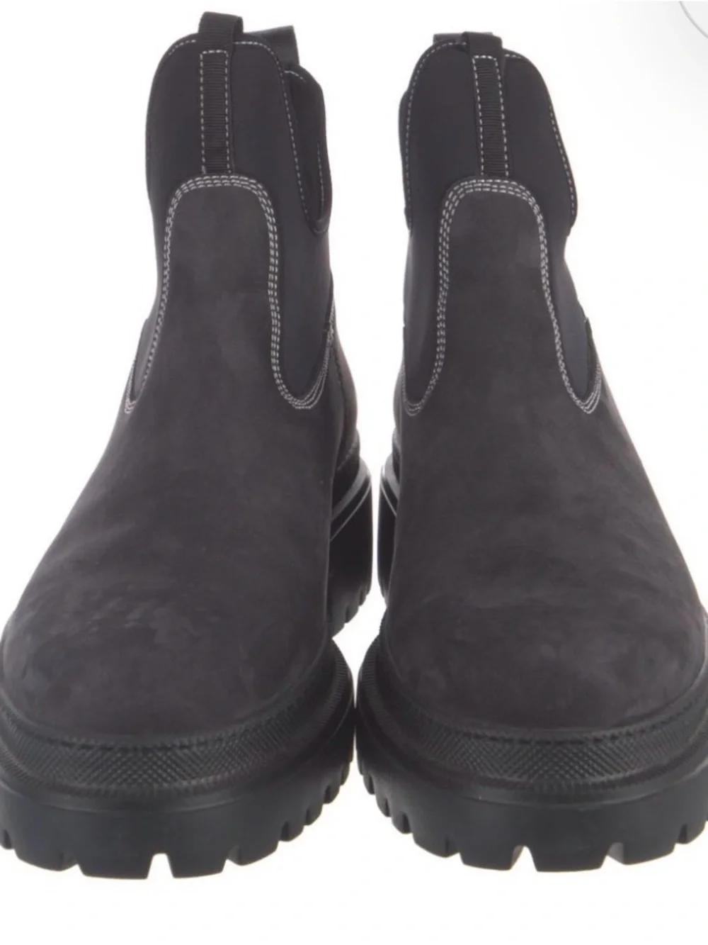 Alexander McQueen Suede Chelsea boot Lug sole 40 eu /10 usa